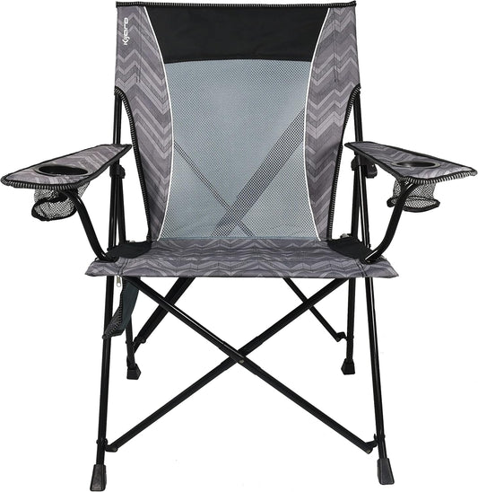 Kijaro Enjoy Versatile Folding Sports, Outdoor Chair & Lawn Chair, Dual Lock Feature, Maldives Blue (Hard Arm)