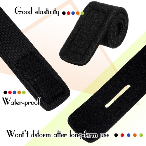 Wettarn 30 Pcs Fishing Pole Straps Fishing Rod Wrap Elastic Pole Carrier Rod Ties Stretchy Holder for Gear and Equipment Casting Rods Holder Strap Belt(Multicolor)