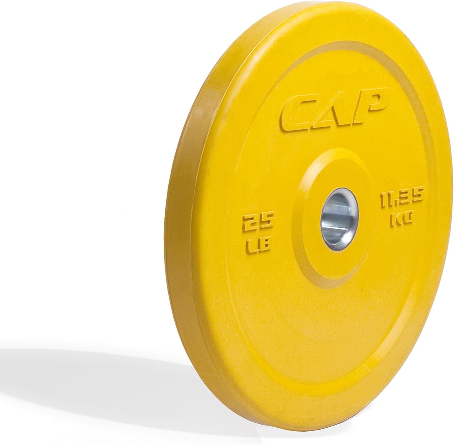 CAP Barbell Olympic 2-Inch Rubber Bumper Plate, Single