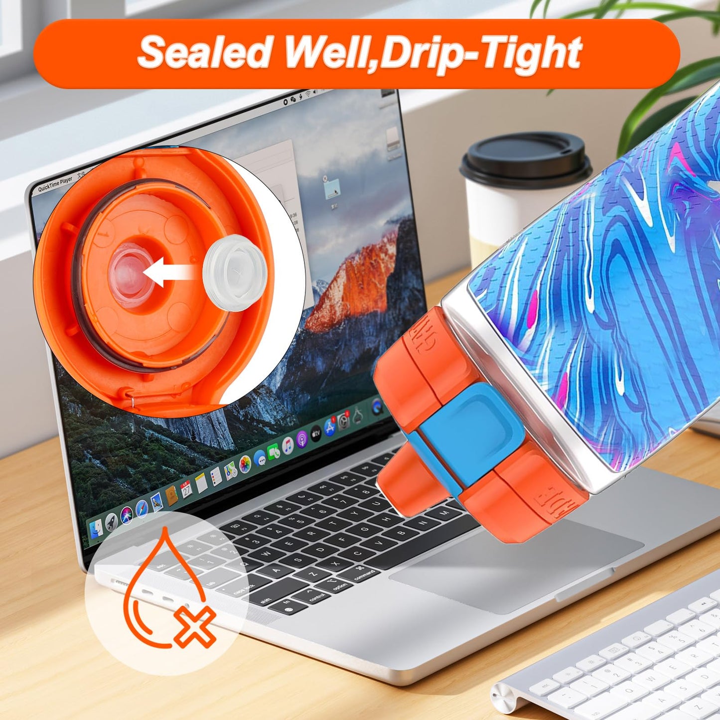 Dispensing Valves Compatible with Gatorade Water Bottle - Silicone Valve and Plastic Insert with Screwdriver, Replacement Accessories for Gatorade Gx Water Bottle Gatorade 32oz Bottle