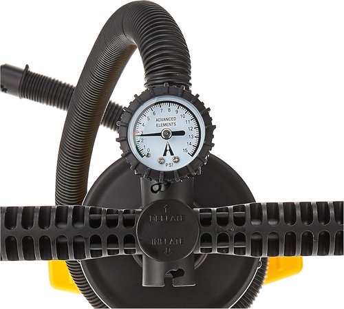 ADVANCED ELEMENTS Double Action Pump w/Pressure Gauge