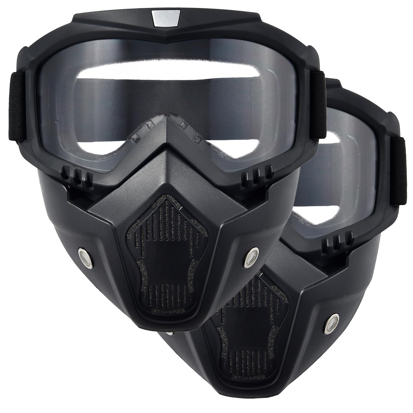 2 Pieces Paintball Mask Anti Fog,Airsoft Helmet and Mask Full Face,Tactical Mask for Men,Airsoft Goggles Ballistic Goggles Tactical Goggles,for Skiing Paintball Shooting Cycling Fishing