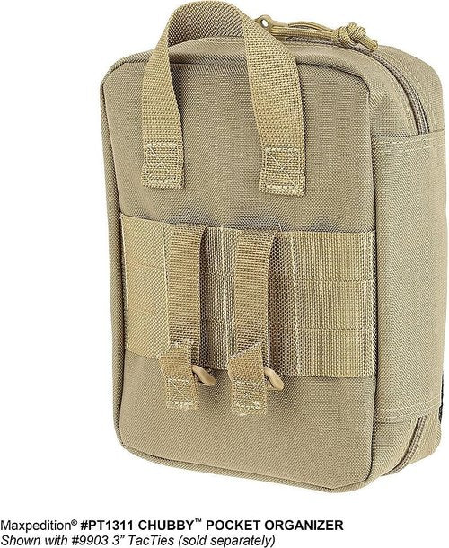 MAXPEDITION Chubby Pocket Organizer - Compact Multi-Purpose Tactical Gear Pouch