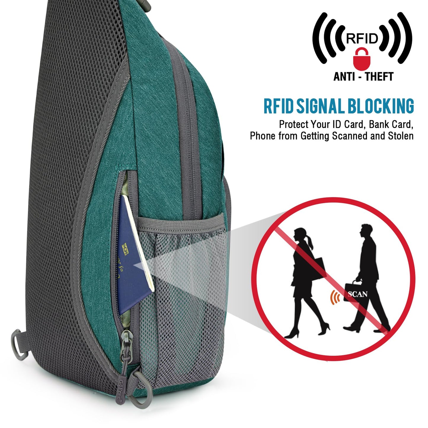 G4Free Sling Backpack, Green