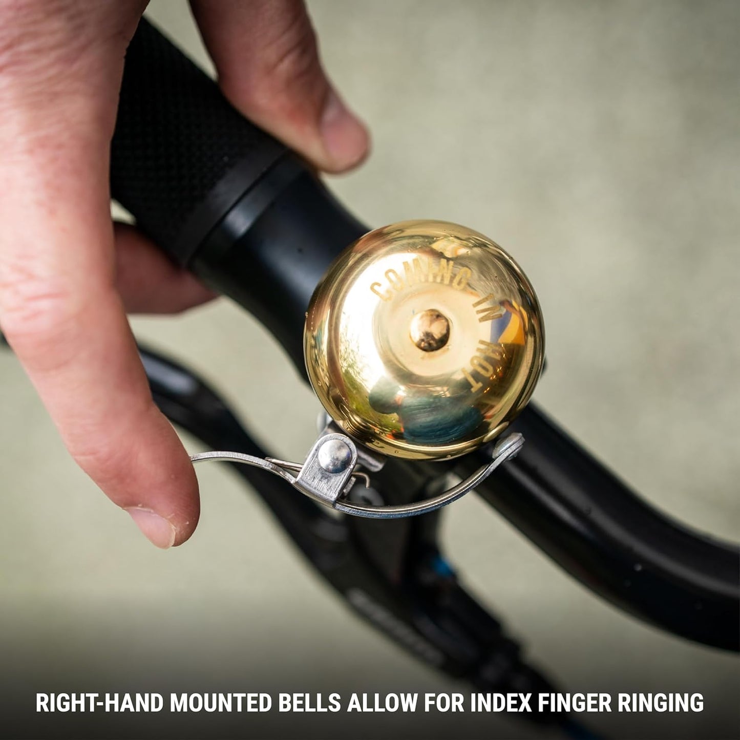 Portland Design Works King of Ding II Brass Bell