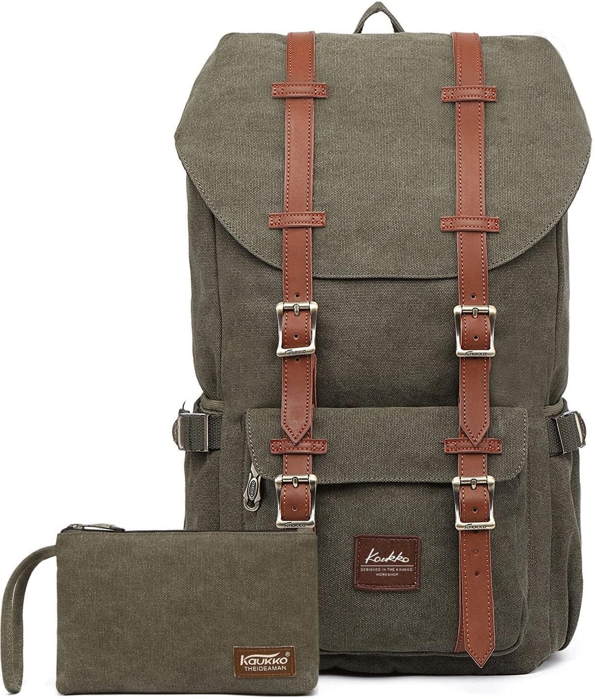 KAUKKO Backpack, (Black (E5-3), 45 x 27 x 17cm (HxBxT)