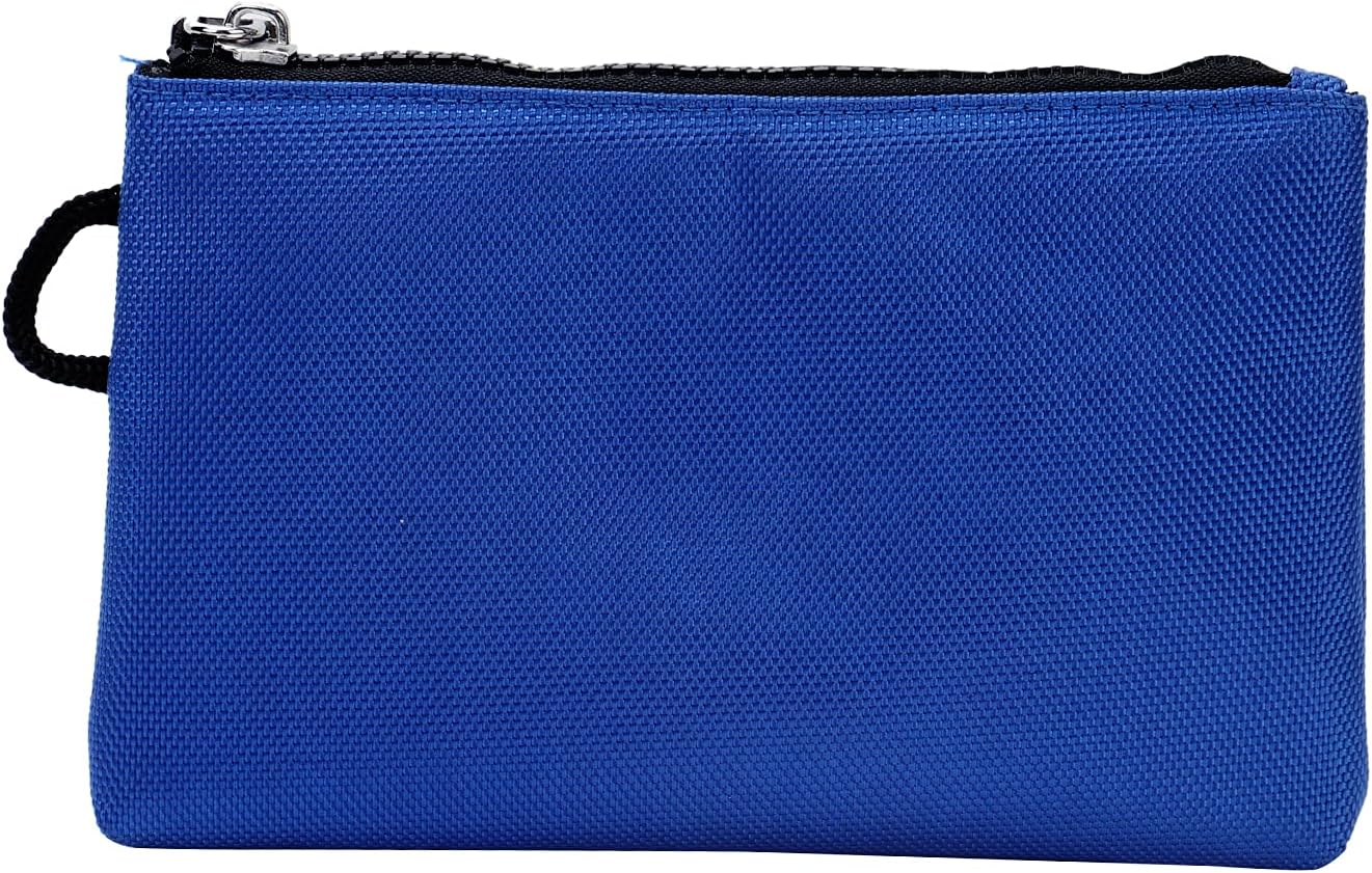 Vaultz Money Bag with Lock - 5 x 7 Inch, Men & Women's Locking Accessories Pouch for Cash, Bank Deposits, Wallet, Medicine, Phone and Credit Cards - BERRY