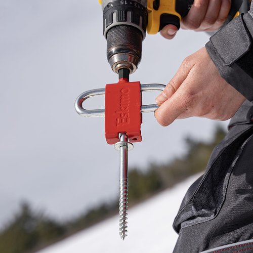 Eskimo® 43416 Anchor Install Adapter, Shelters, Red