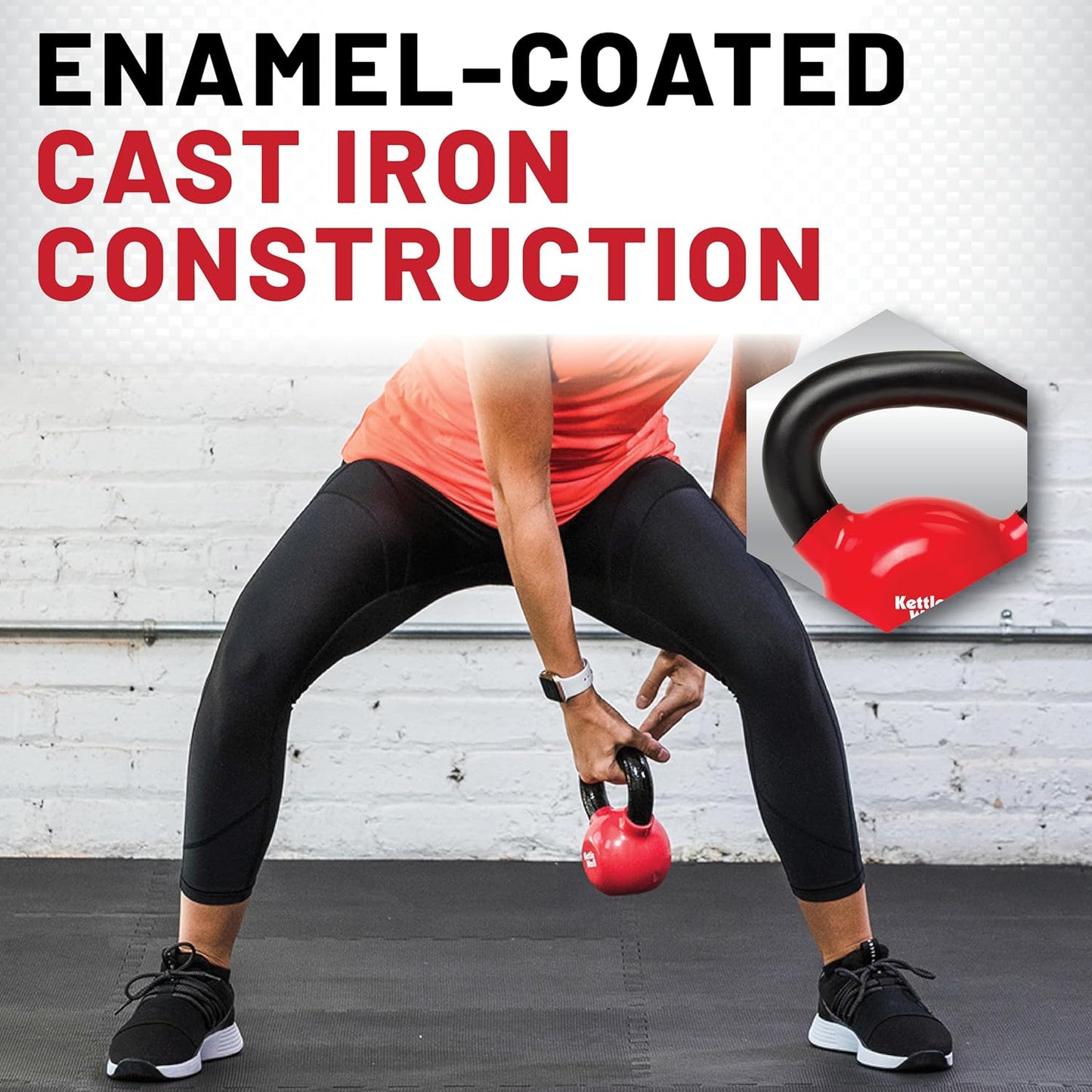 Kettlebell Weight for Strength Training & Fitness - Durable, Versatile Design