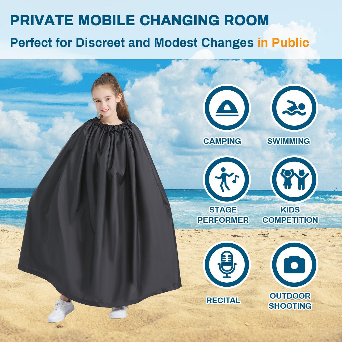 SMEKLYN Changing Tent for Kids Portable Changing Room Pop Up Instant Dressing Room for Children Dancer Changing Curtain Dance Competition Essentials