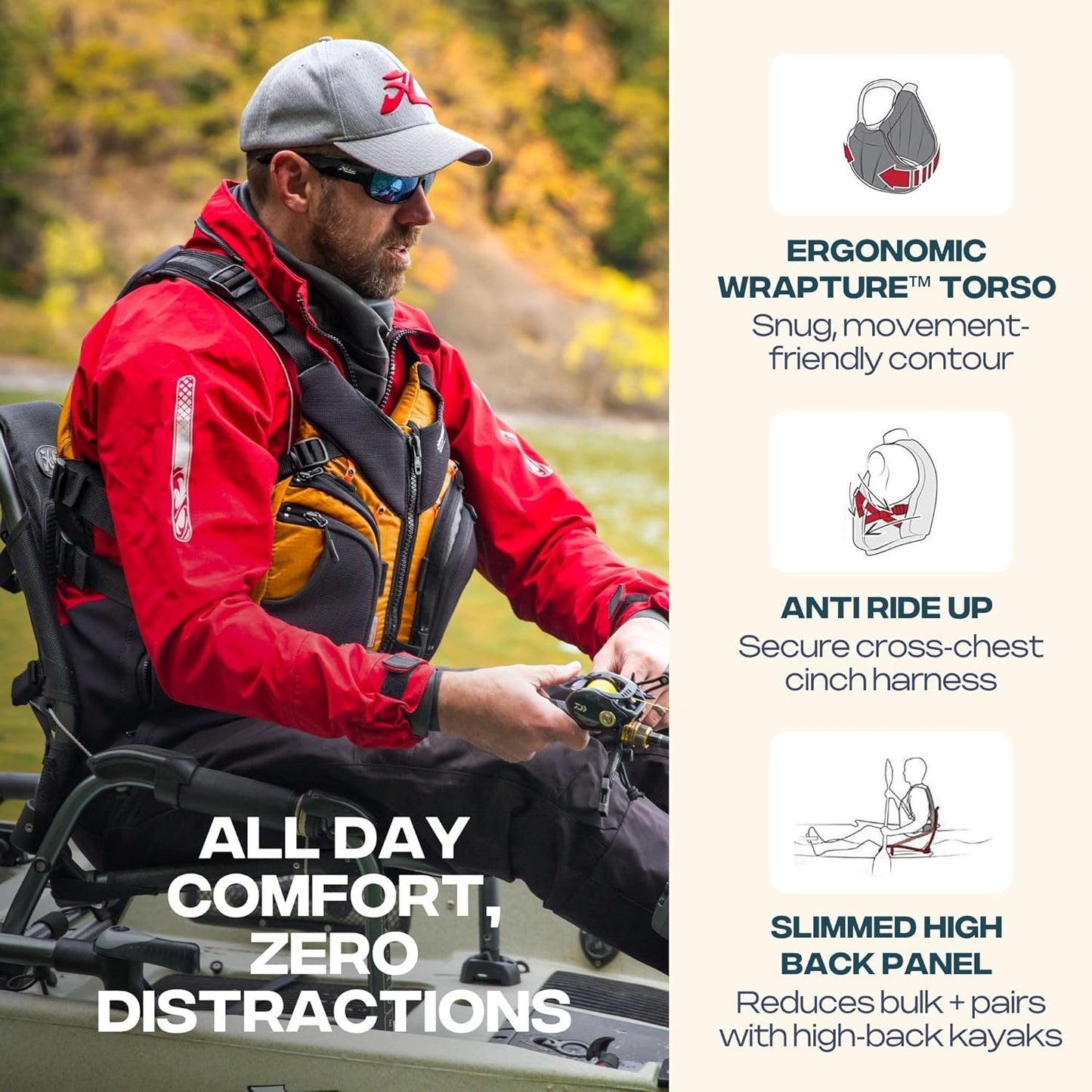 Stohlquist Keeper Fishing Lifejacket (PFD)