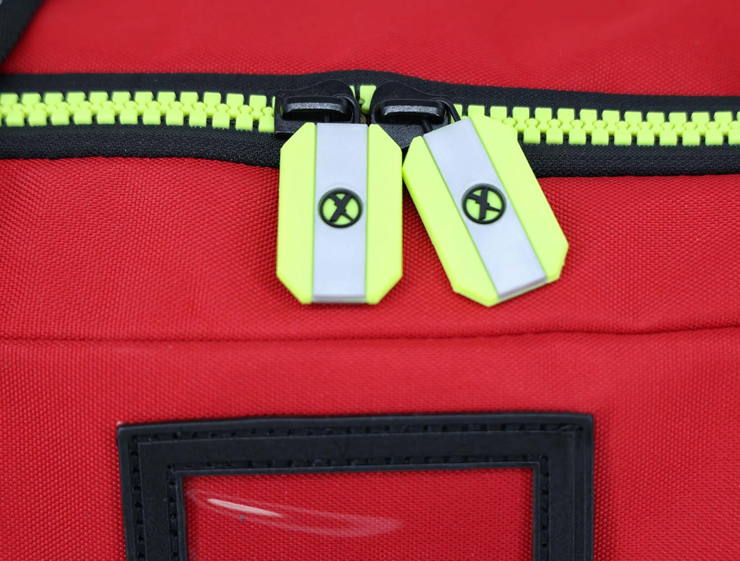 Lightning X Fireman's Value Edition XL Firefighter Step-In Turnout Gear Bag w/Wheels, Helmet Pocket & Maltese Cross for First Responder