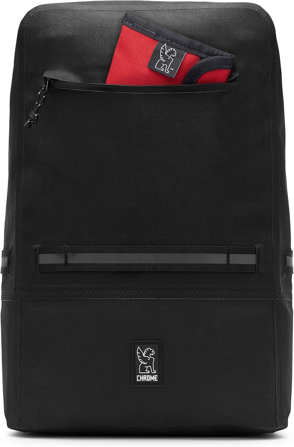 Chrome Industries Pro Barrage Waterproof Roll-Top Satchel Backpack Black Black