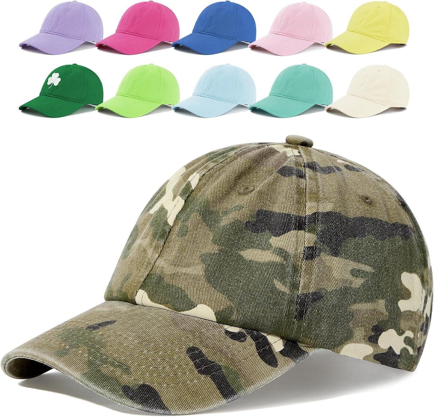 Adjustable Unisex Baseball Cap | Vintage Golf Dad Hat for Men & Women