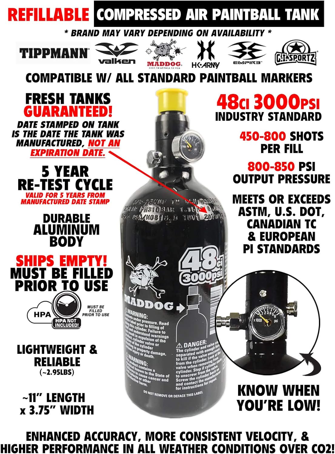 Maddog Tippmann Cronus Tactical Protective Paintball Gun Marker Starter Package