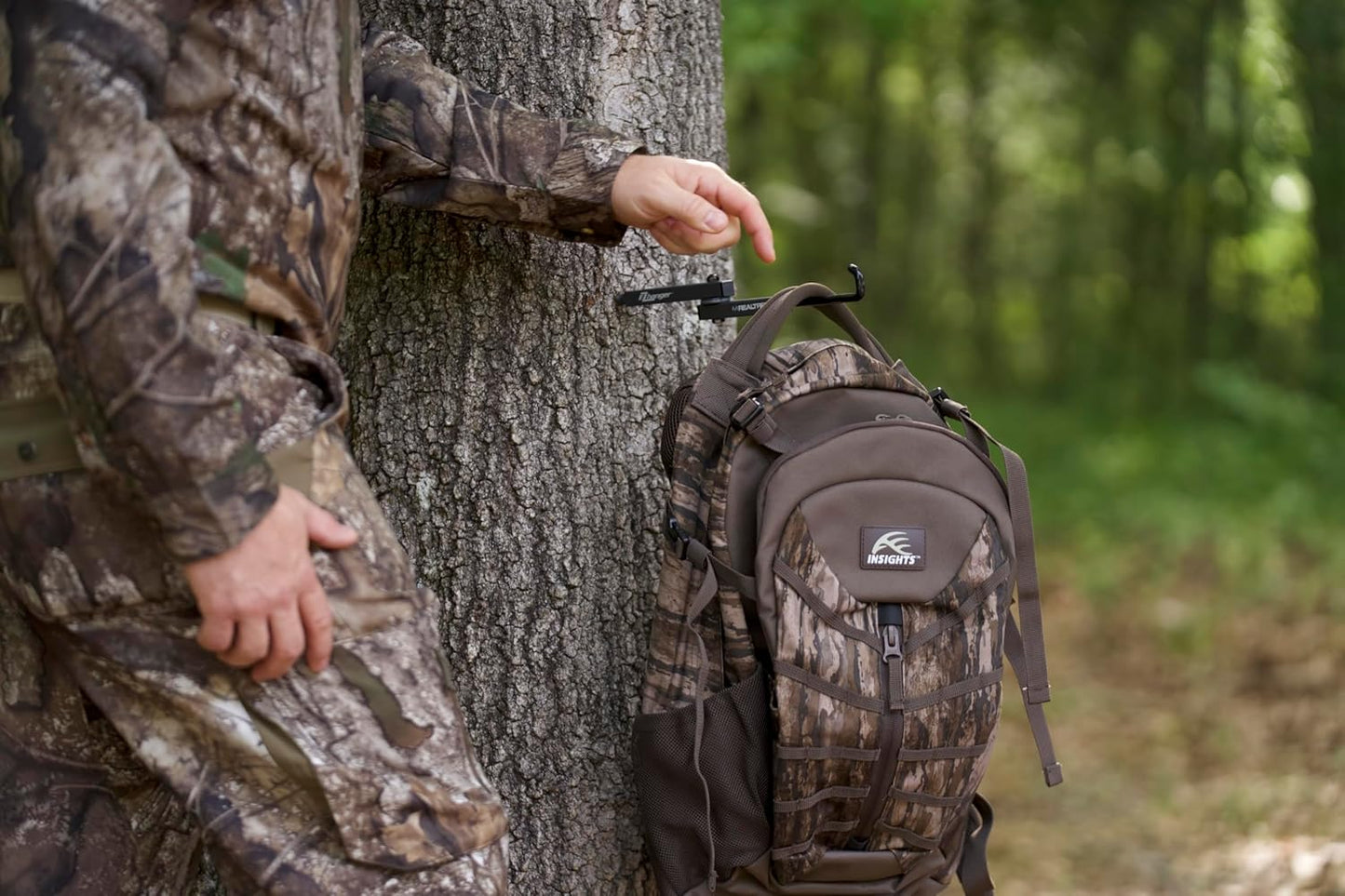 Realtree Multi-Purpose EZ Hanger Combo 3-Pack – 13”, 23”, 34” – Durable Tree Stand Bow and Gear Hanger for Hunting – Foldable, Lightweight, Easy-Screw Design