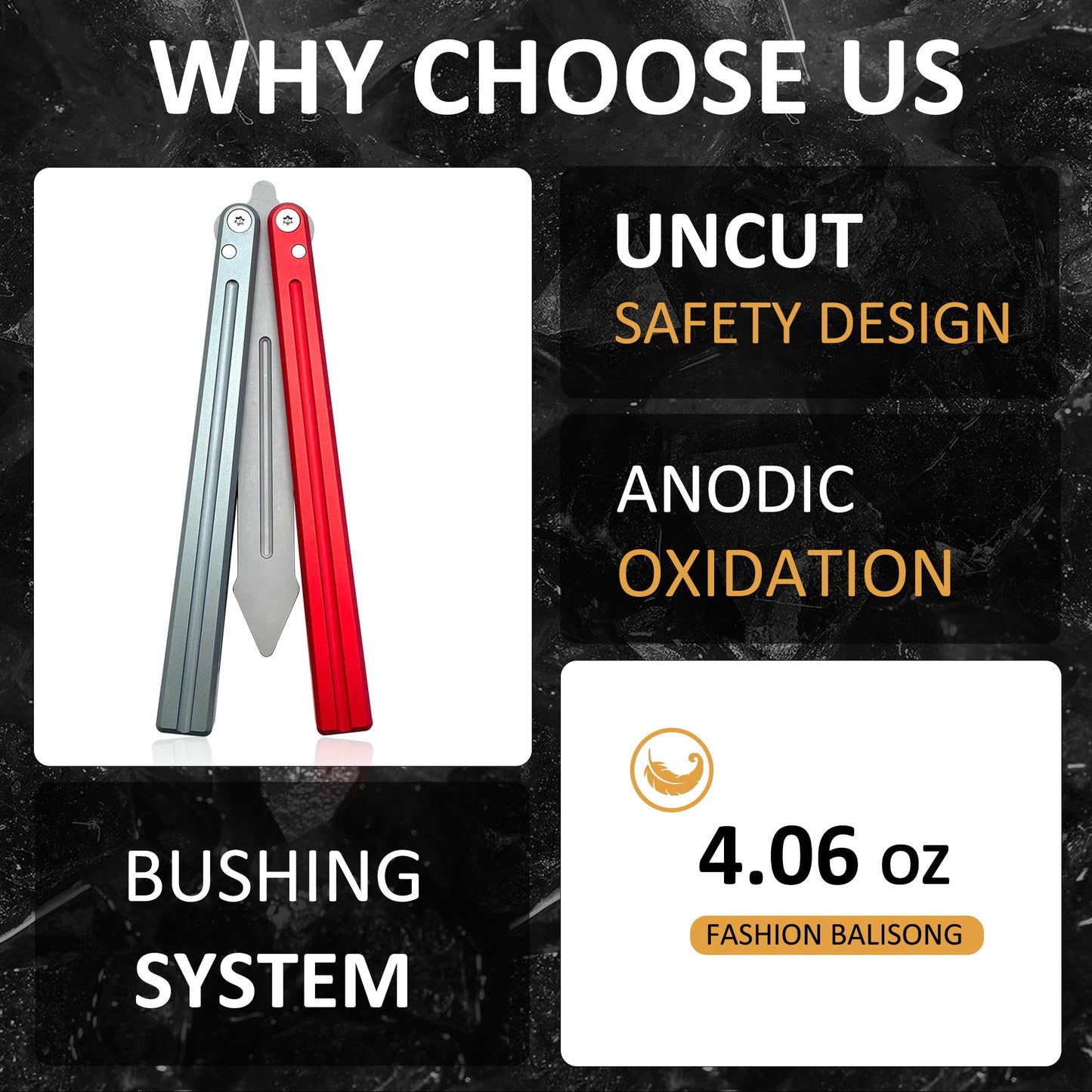 Larqety Finger Flip Tool,Adopting aluminum alloy material and bushing design,Sturdy and lightweight, Excellent balance,Great for Beginners (Red)