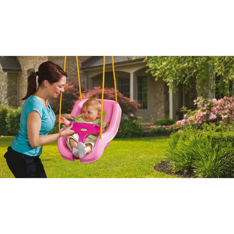 Little Tikes 2-in-1 Snug N Secure Swing-Pink