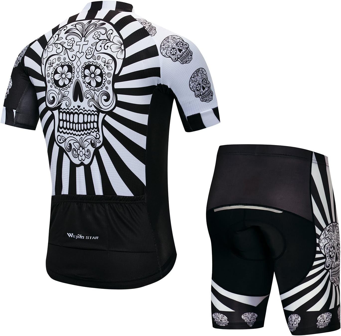 JPOJPO Cycling Jersey Men, Mountain Bike Shirt Tops S-5XL - Breathable and Quick Dry