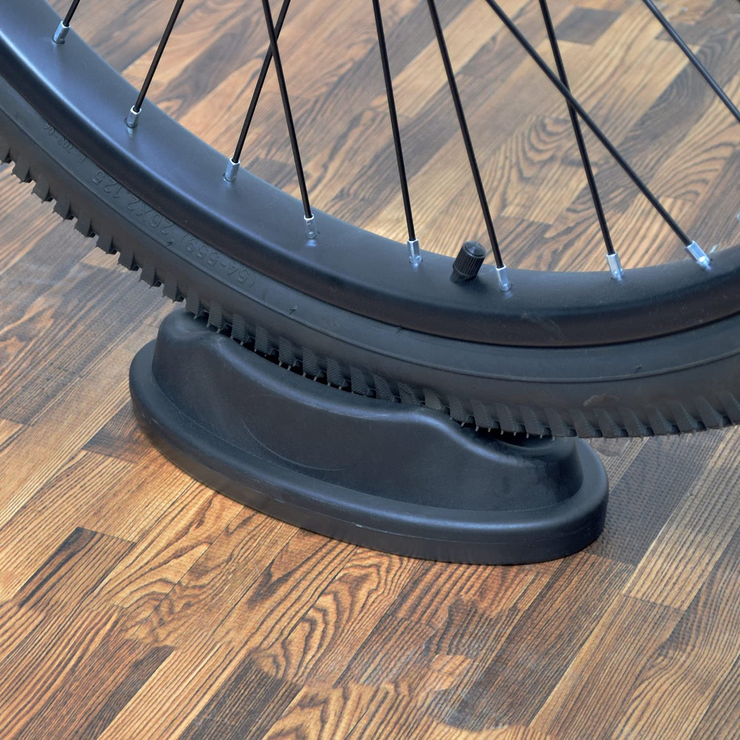 AlveyTech Front Wheel Riser Block for Indoor Bike Trainer - Wheel Stand for Stationary Bicycle, Tire Support Holder for Cycling Exercise, Cycle Training, and Indoor Riding, Stabilizer Accessories
