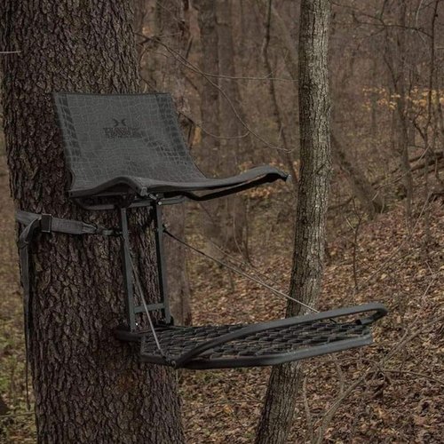 Hawk Steel Hang-On Adjustable Hunting Game Deer Tree Stand
