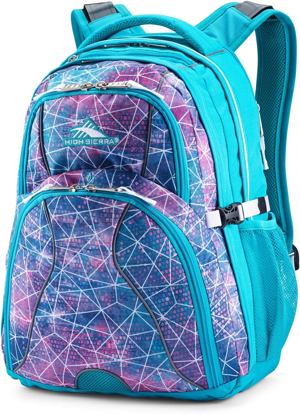 High Sierra Swerve Laptop Backpack, Crimson/Black, One Size