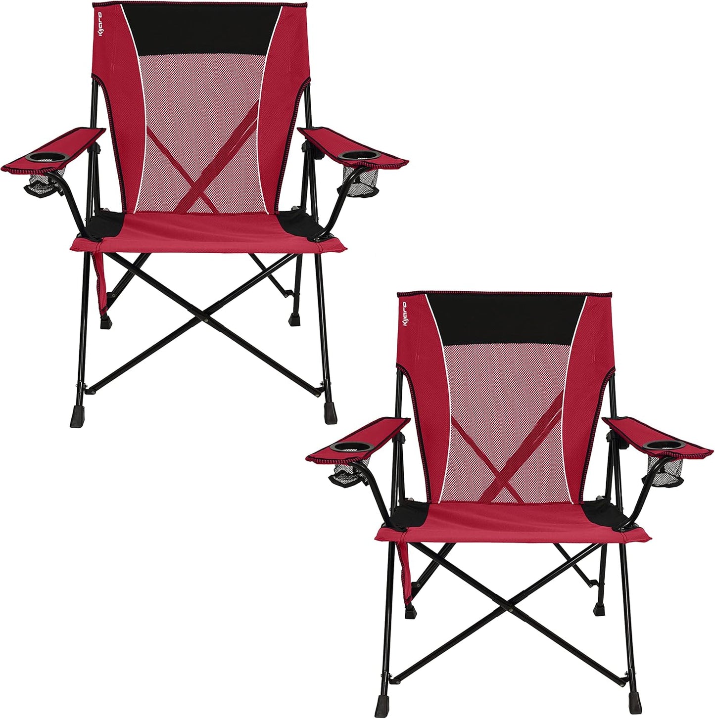 Kijaro Enjoy Versatile Folding Sports, Outdoor Chair & Lawn Chair, Dual Lock Feature, Maldives Blue (Hard Arm)