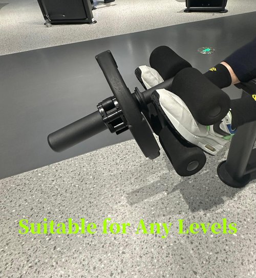 CONFTO Tib Bar, Tibia Dorsi Calf Raise Machine, Tibialis Trainer, Knees Over Toes Equipment for Strengthening Lower Leg Muscles Calves/Shins/Ankles, Fits 2" Olympic Weight Plates