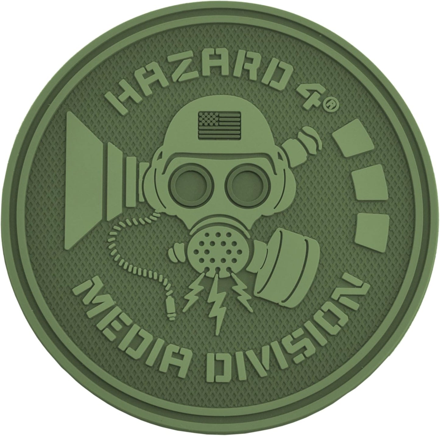 HAZARD 4 Media Division Patch - Green, OD Green
