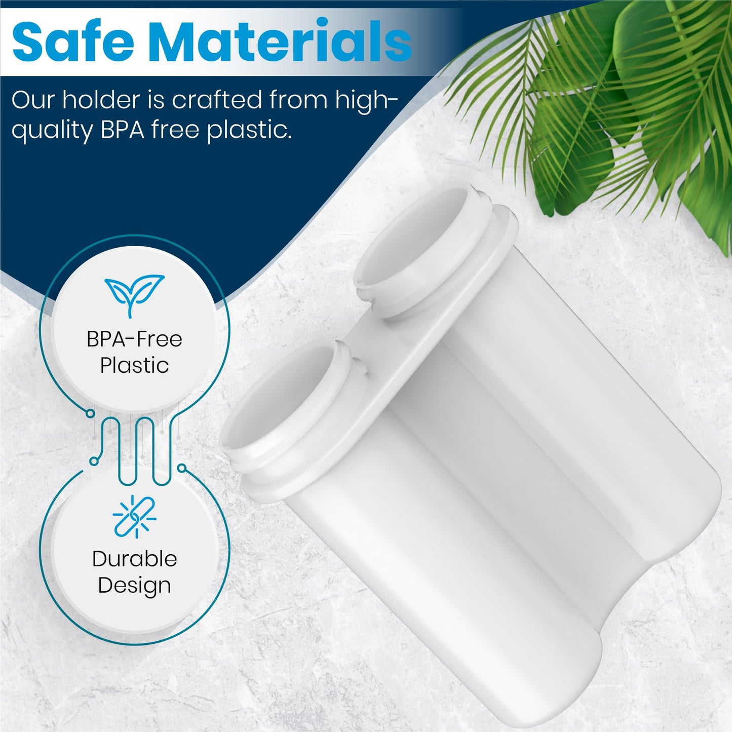 Jmoe USA Flavor Cartridge Holder | Fits 2 Cartridges | Compatible With Cirkul Sips | Keep Fresh For Up To 10 Days | BPA Free Plastic