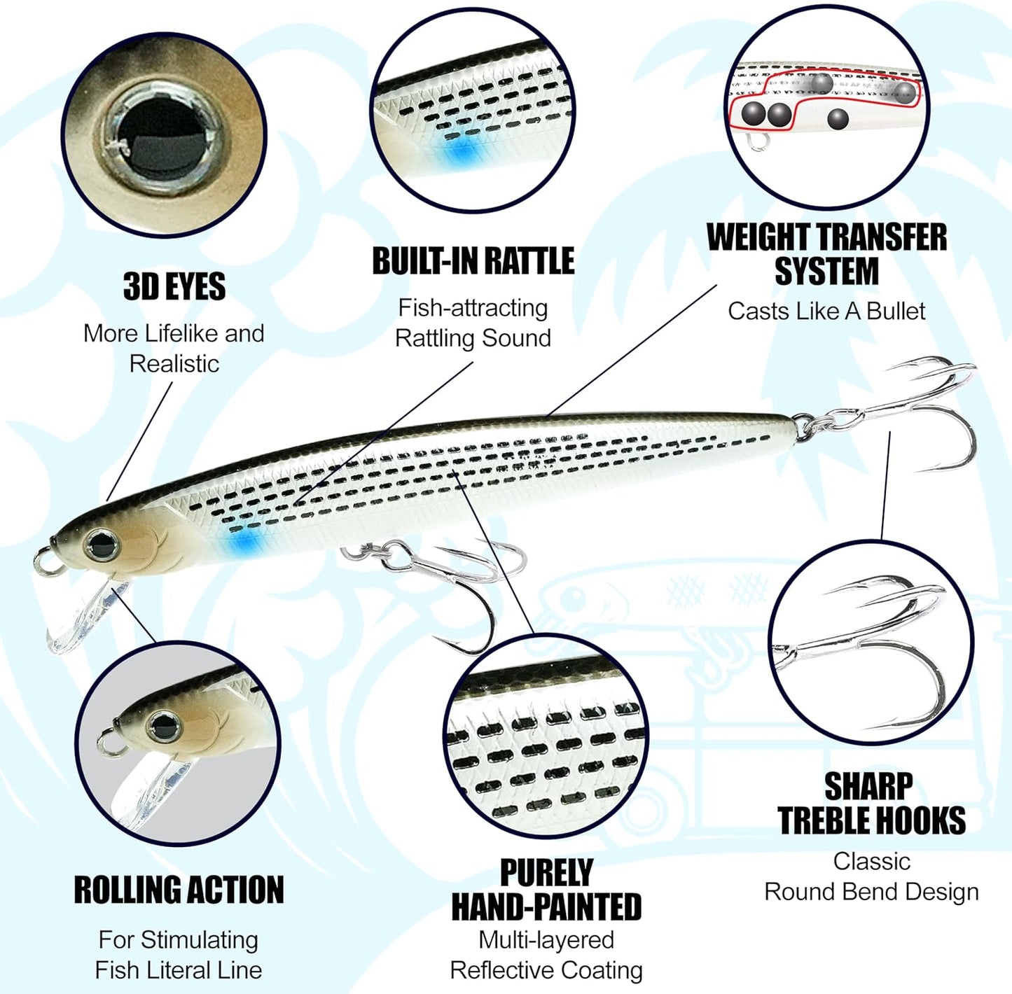 LUCKY CRAFT FlashMinnow 130MRS, Saltwater Surf Fishing Lures, Jerkbait, Halibut, Surf Perch, Calico Bass, White Seabass, Striped Bass, Sinking, Fishing Gear, Fishing Accessories, Fishing Tackle