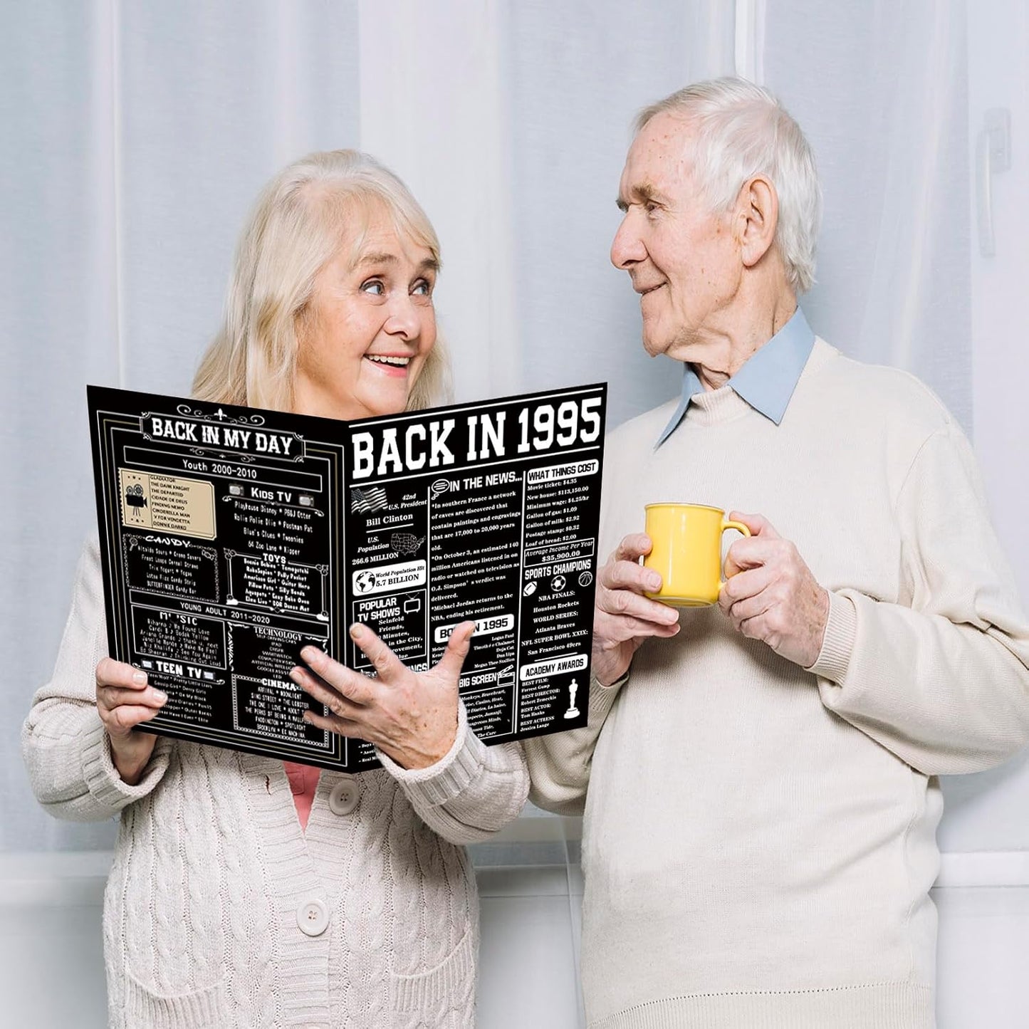 Asmallgf Happy 70th Birthday Gift for Woman Man, Best Card for 70 Year Old Mom Dad Grandpa Granny, 70 Husband Wife Birthday Decorations, Gifts for Him Her