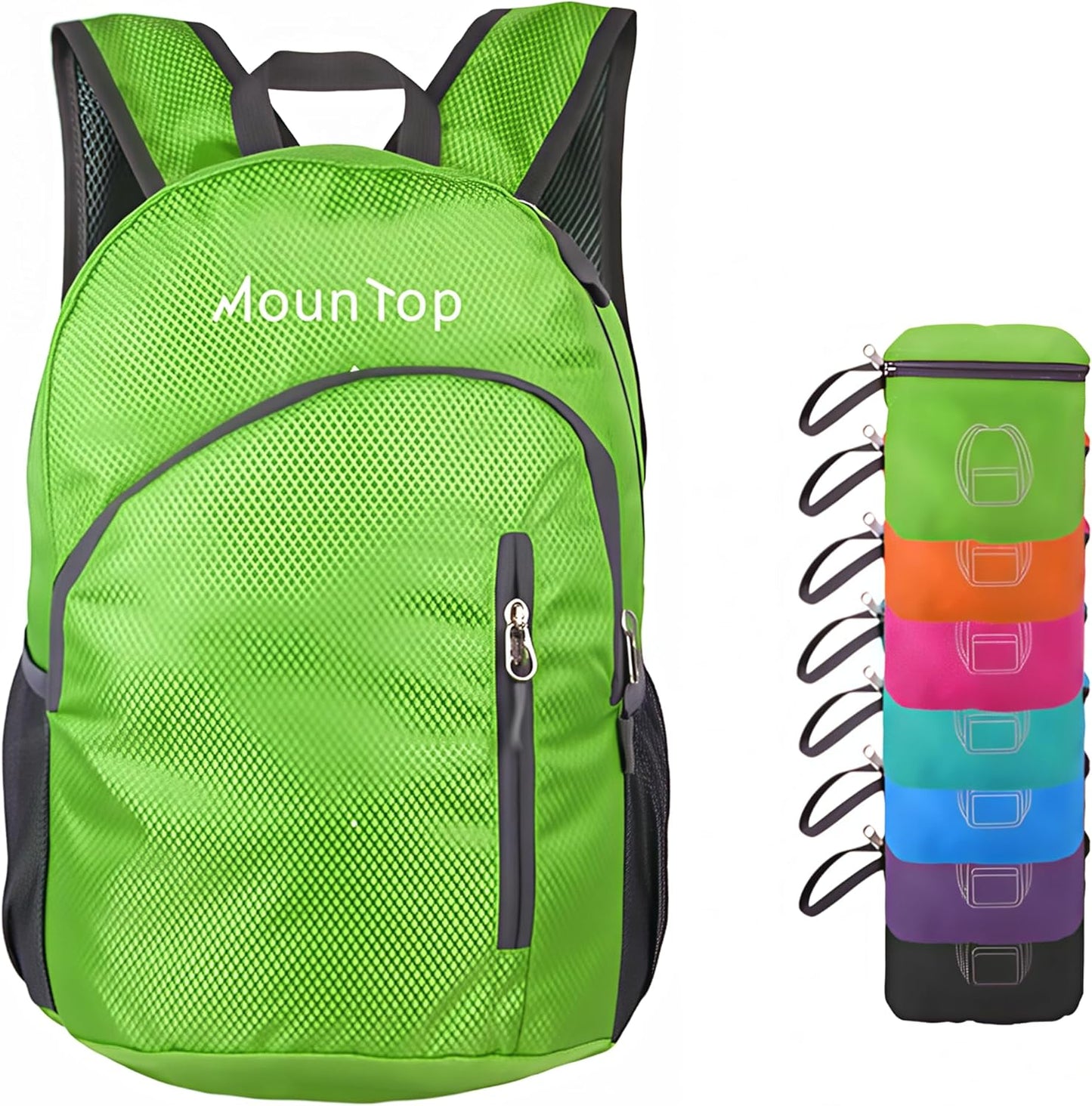 MounTop Outdoor Lightweight Foldable Water Resistant Backpack for Travel Hiking Riding