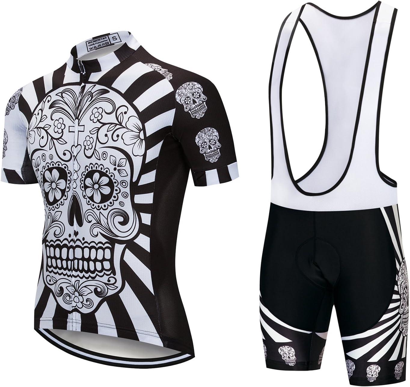 JPOJPO Cycling Jersey Men, Mountain Bike Shirt Tops S-5XL - Breathable and Quick Dry