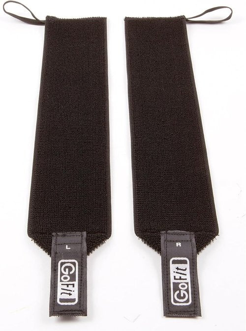 GoFit Elastic Wrist Support Wraps - Adjustable,Black,GF-EWS
