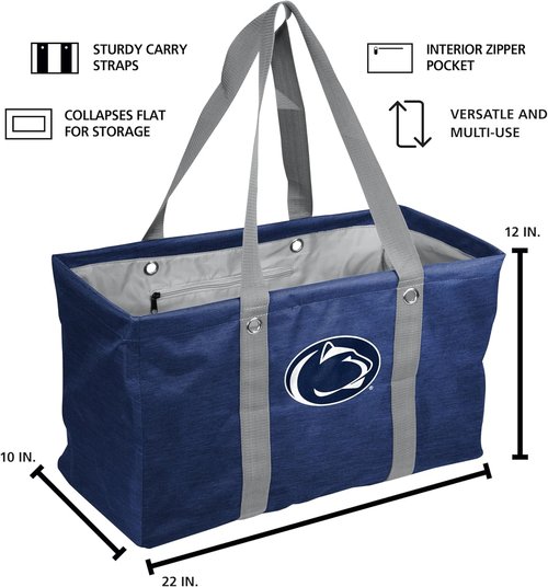 Logo Brands Crosshatch Picnic Caddy