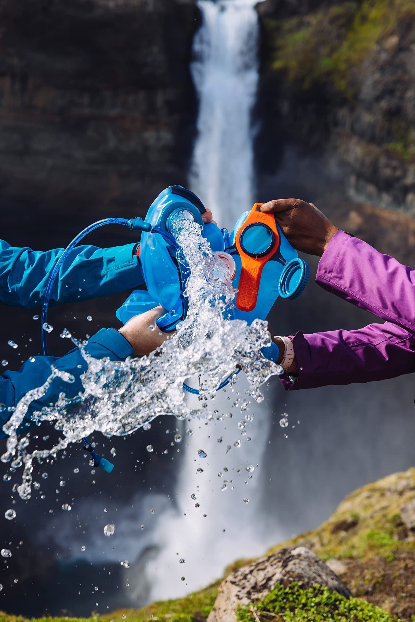Gregory 3D Hydro 3L Day Hiking/Backpacking Hydration Water Reservoir/Bladder, Optic Blue