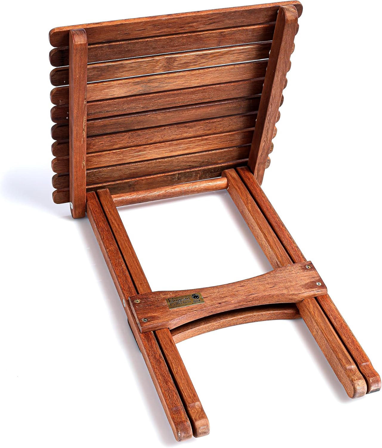 BYER OF MAINE - Pangean Folding Wooden Table, Hardwood Portable Table for Deck, or Camping, Use Indoors or Outdoors - 18" H x 16" W x 16" D
