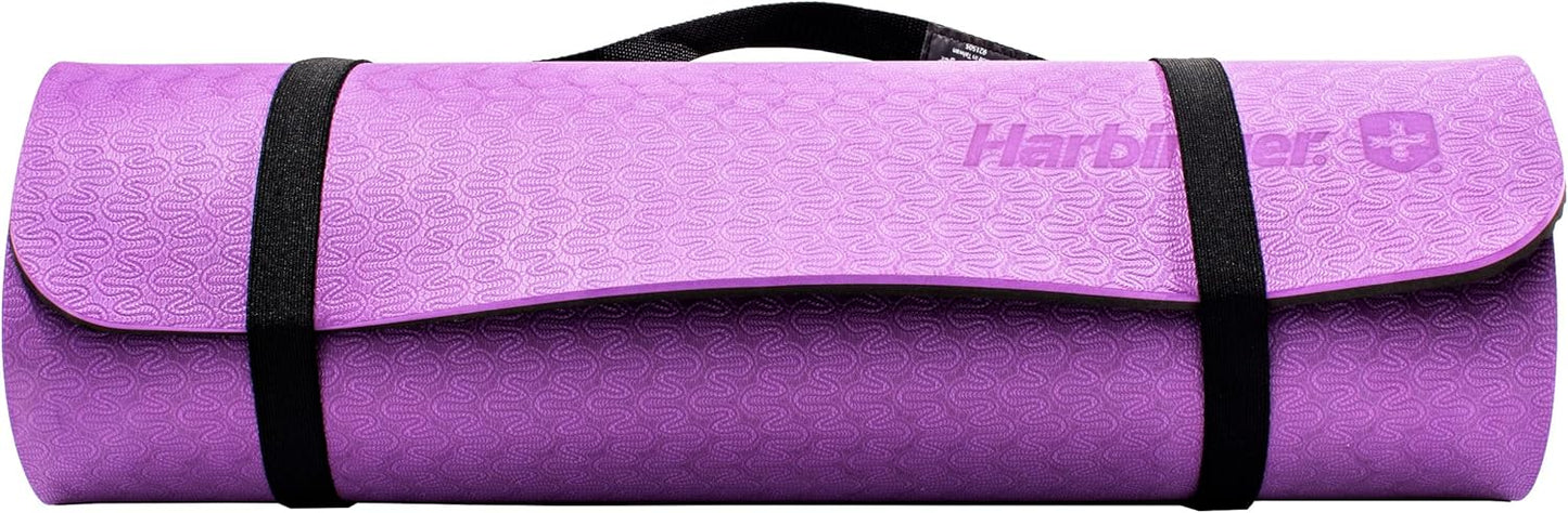 Harbinger Recyclable Foam Eco Fit Exercise Mat 3/8-Inch