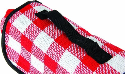 Camco 42801 Picnic Blanket (51" x 59", Red/White)