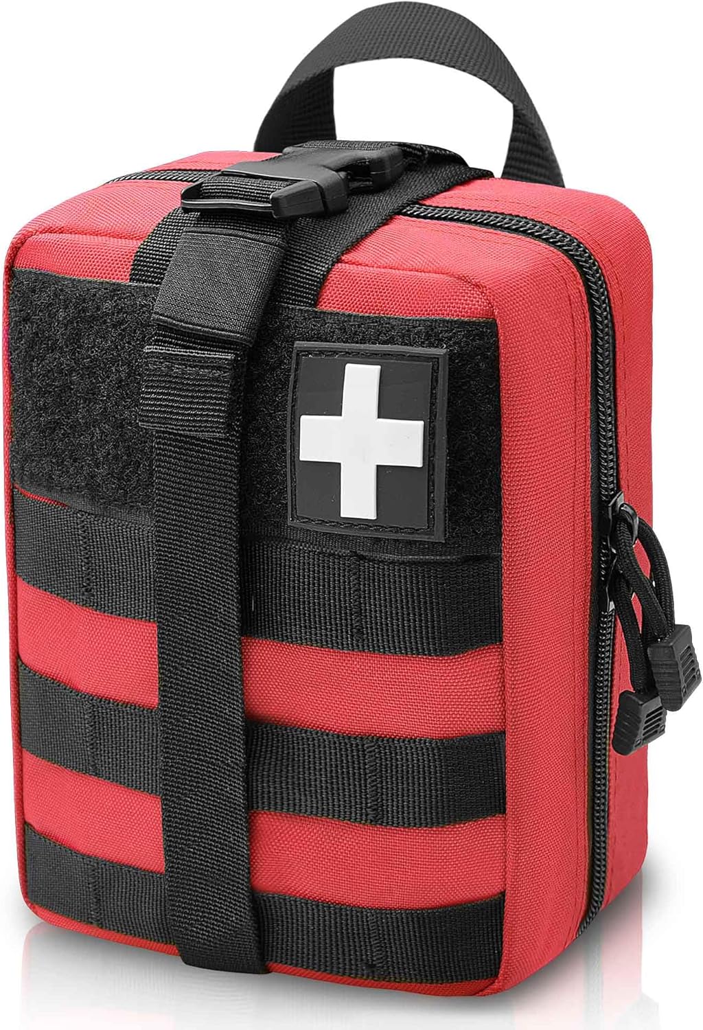 1000D Molle Ifak Pouch Rip Away, Tactical Tear Away Medical Pouch Empty, Military First Aid Pouch Bag Only for Camping Hiking Travel