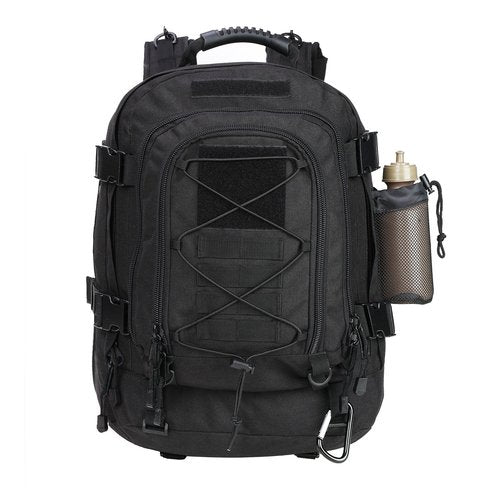 ZSearARMY Large Tactical Backpack for Men Military Backpack with DIY System for Travel, Work,Camping,Hunting,Hiking,Sports (BLACK)