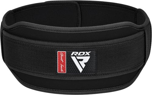 RDX RX5 Weightlifting Belt for Men & Women, Heavy Duty Powerlifting Belt with Thick EVA Foam Padding, Roller/Tension Buckle for Bodybuilding, Powerlifting, Lifting, Squat, Deadlift & Weight Training (X-Large)