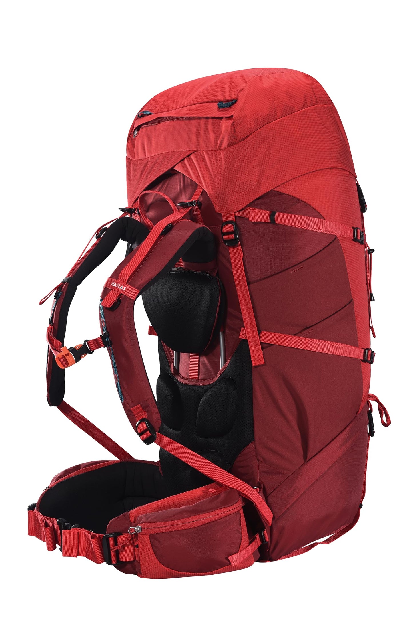 Kailas Wonderland II 65+10L Unisex Adult Trekking Bacpack Waterproof Backpacking for Travelling Camping, Kailas Red