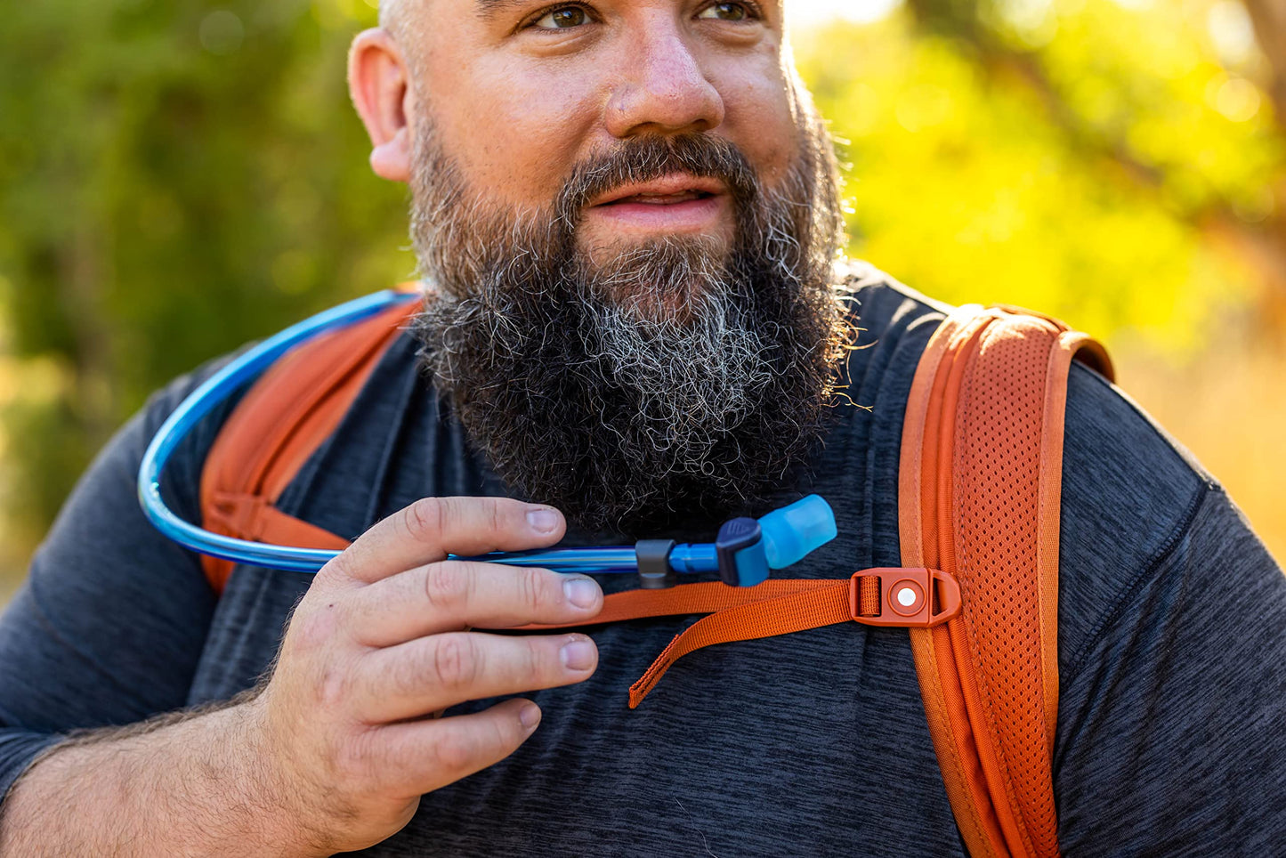 Gregory Soft Spout Bite Valve For Day Hiking/Backpacking Hydration Water Reservoir/Bladder, Optic Blue