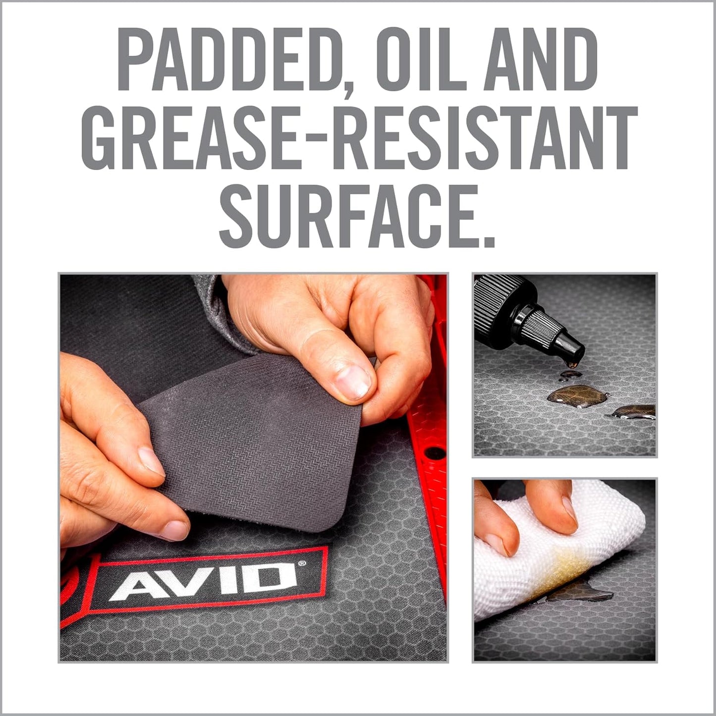 Real Avid Smart Mat Options - Choose 47.25”x19.5” XXL Mat or 43"x16" Universal Smart Gun Mat - Gun Oil Resistant, Non-Slip, Padded Rifle Cleaning Mat