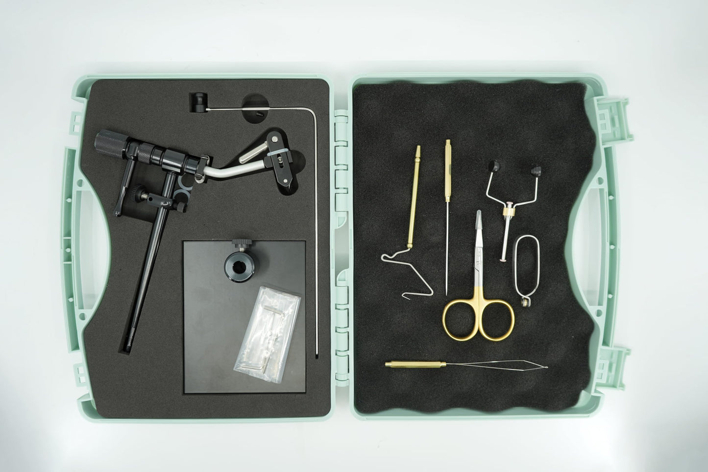 Kingfisher Fly Tying Blackfoot Fly Tying Vise Kit with Tools