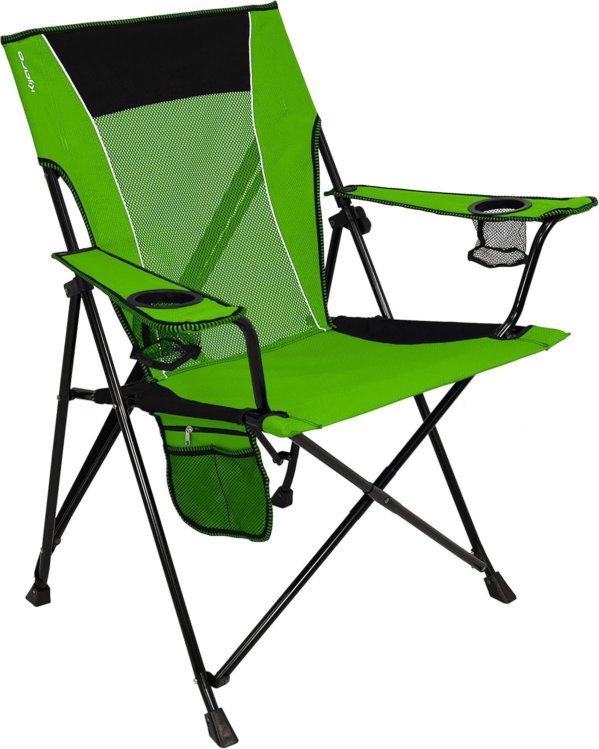 Kijaro Portable Camping Chairs - Enjoy the Outdoors with a Versatile Folding Sports Chair for Outdoor & Lawn - Dual Lock Feature Locks Position – Hallet Peak Gray