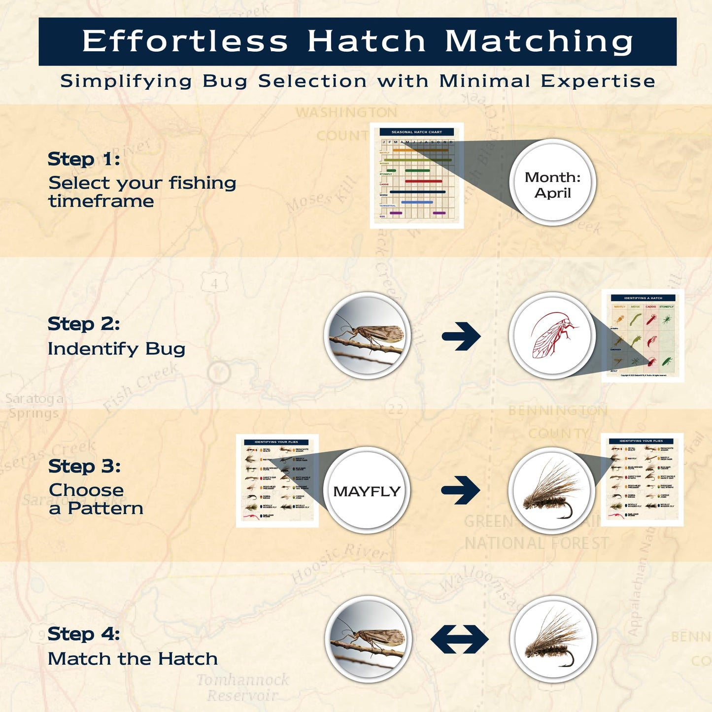 Fly Fishing Flies - Fly Fishing Accessories - Fishing Kit, Trout Lures, Topwater Bass Lures, Popper Fishing Lure, Freshwater Fishing Lures, Gear (Fly Box Plus 30 Premium Hand Tied Dry and Wet Flies)