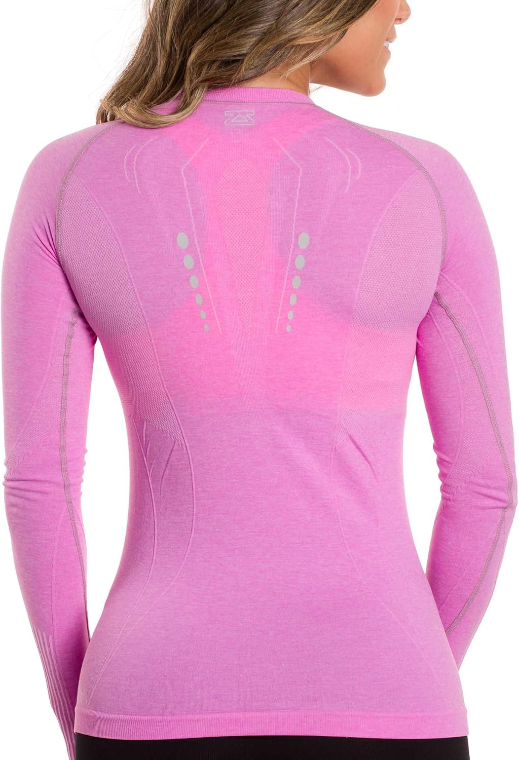 Zensah Women's Run Seamless Long Sleeve Running Shirt